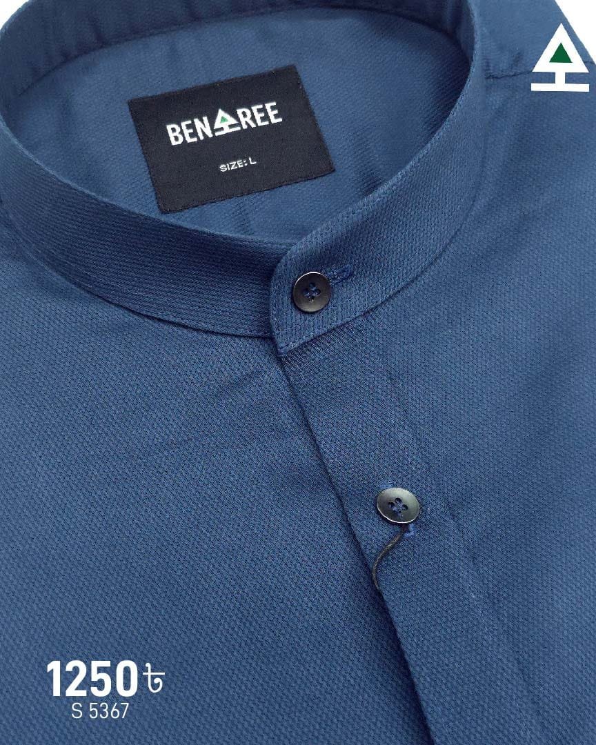Ban Collar Shirt  - 23S 5367