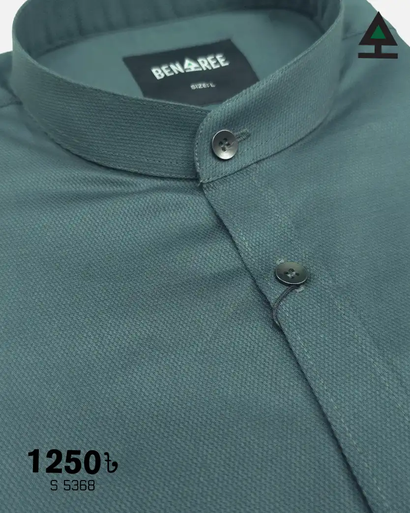 Ban Collar Shirt  - 23S 5368