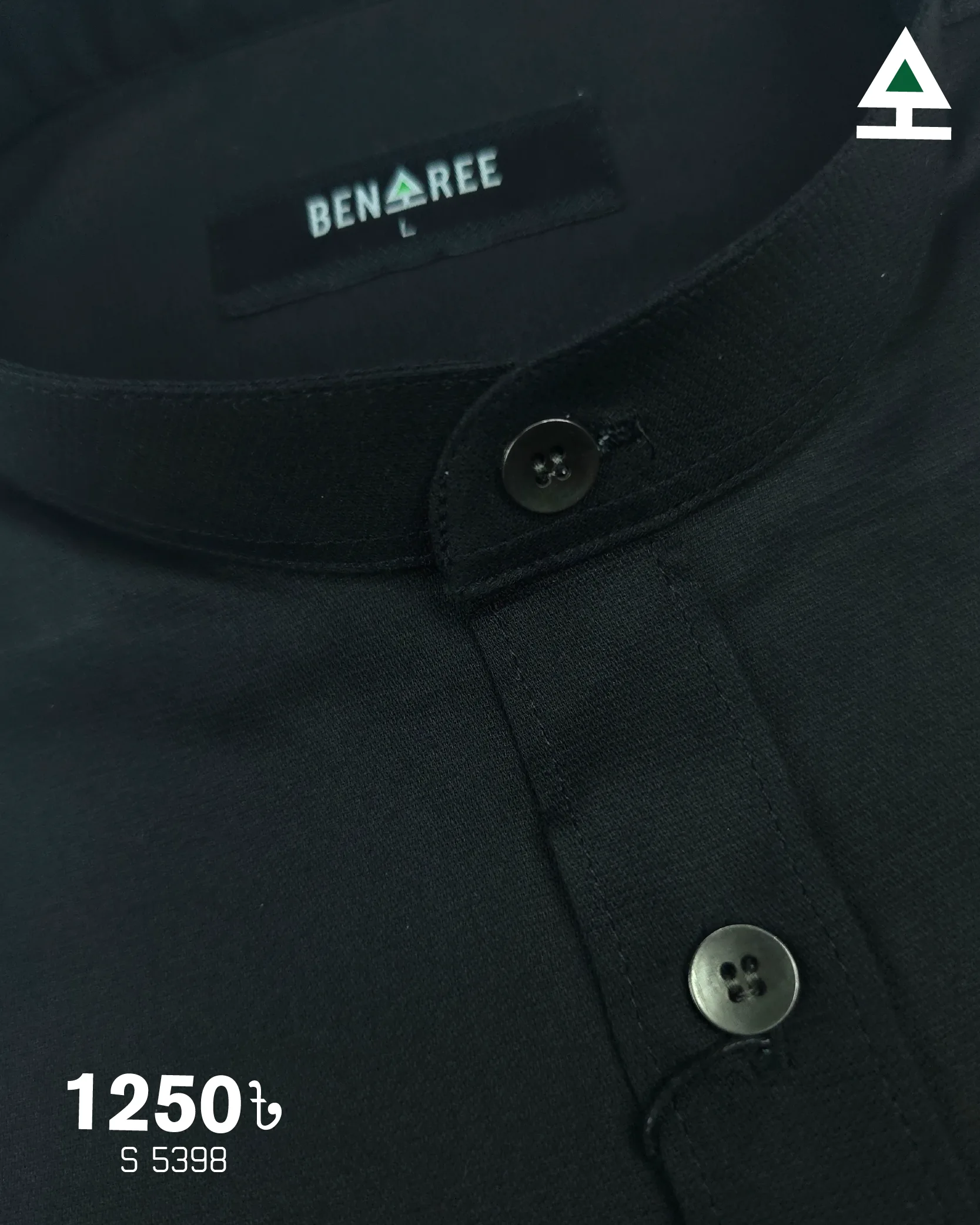 Ban Collar Shirt  - 23S 5398