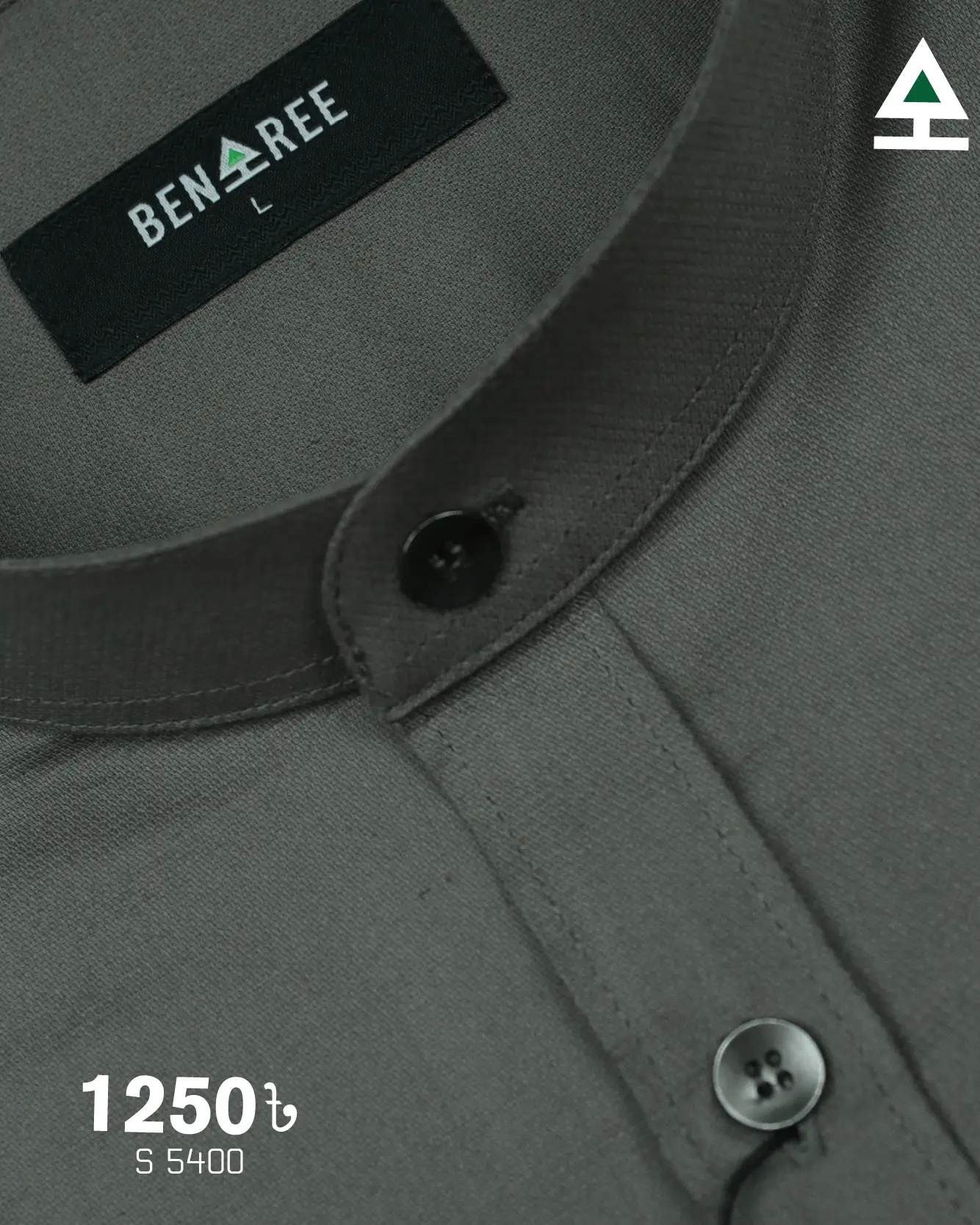 Ban Collar Shirt  - 23S 5400