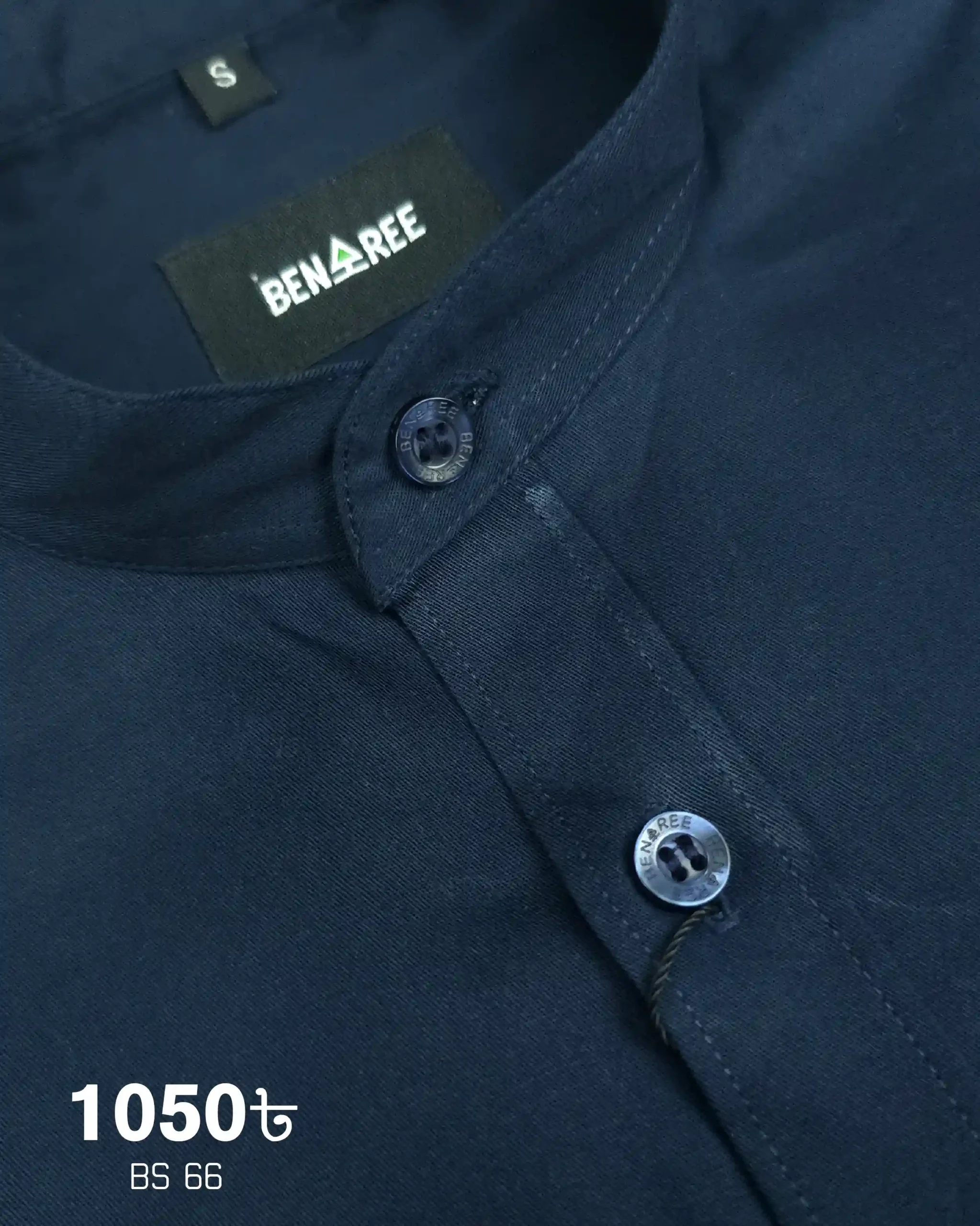 Ban collar shirt  - BS 66